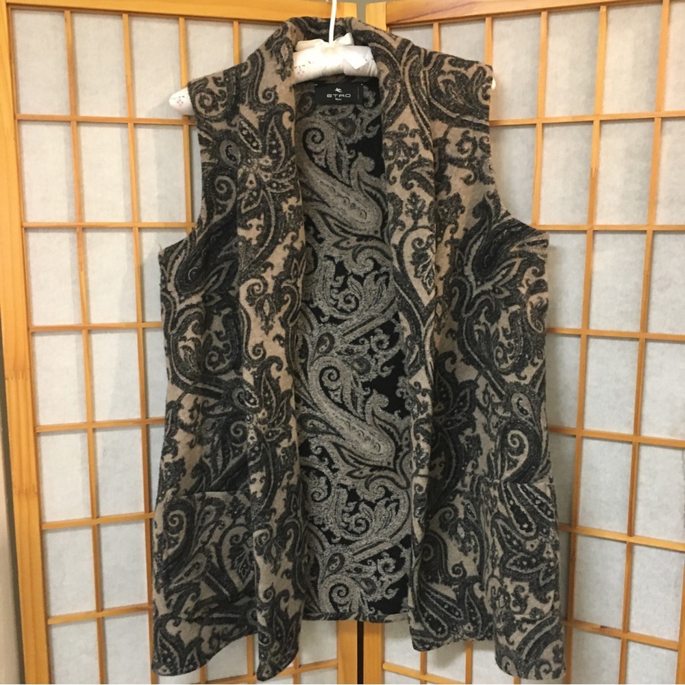 Etro Wool/Silk Vest